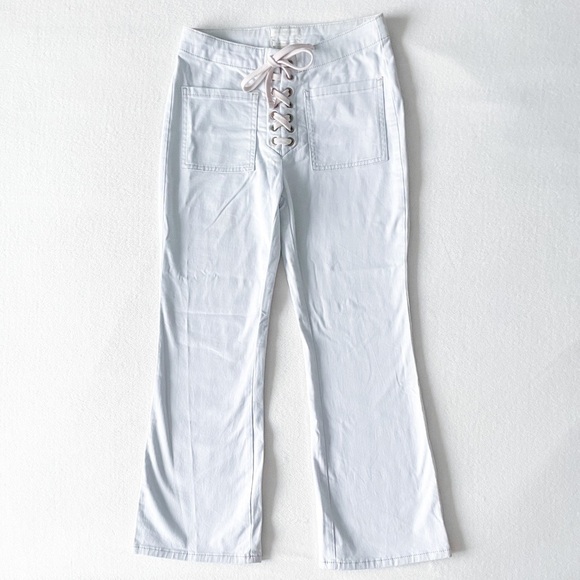 URBAN Outfitters High-Rise Lace front Jeans - Picture 4 of 12